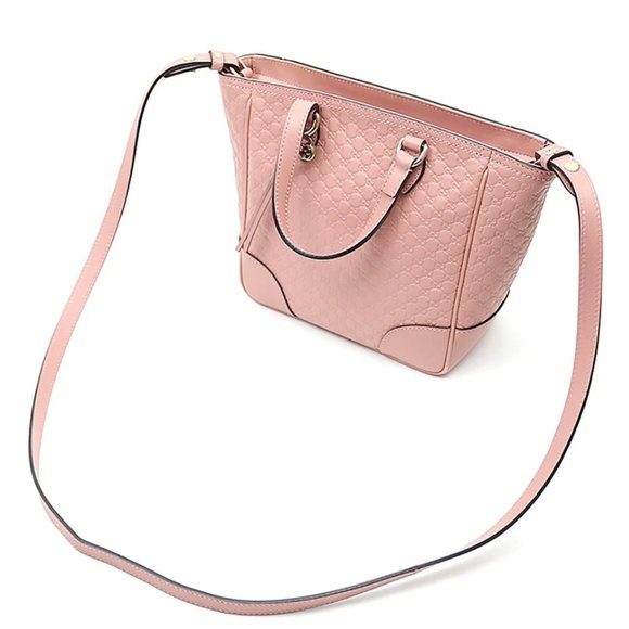 Gucci GG Microgussima Small Tote Crossbody in Pink New with Dustbag - Picture 5 of 7